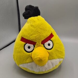Commonwealth Angry Birds Chuck Yellow Bird Plush 8 In 2010 Stuffed Toy No Sound